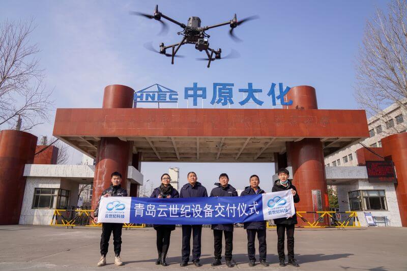 濮阳园区：：无人机巡检新模式，，助力化工安全出产保险
