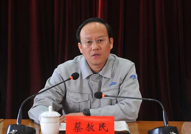 加快推动  化工企业高质量发展——中原彩天下官网总经理、、党委副书记、、副董事长蔡教民学习二十大体味文章