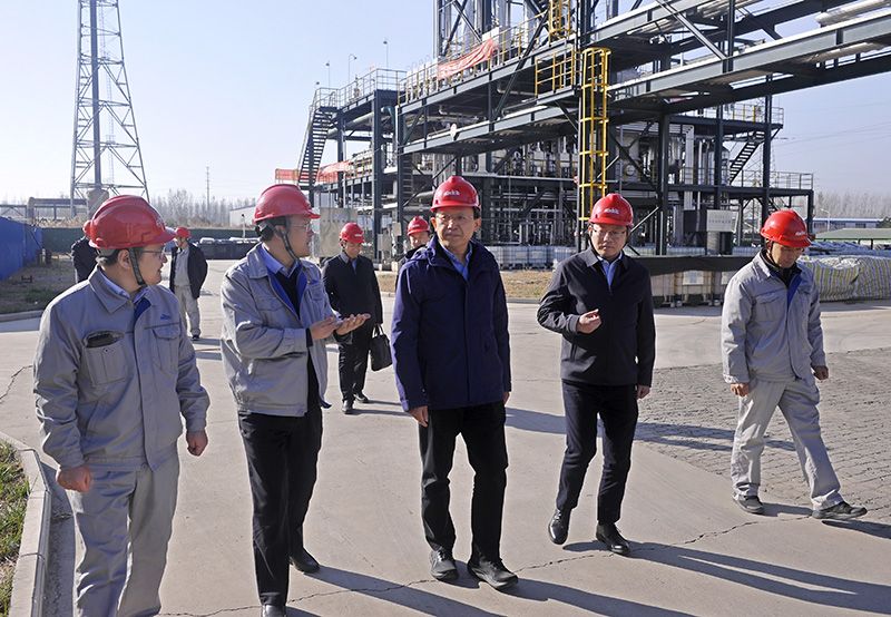 省当局国资委党委书记、、、主任李涛到中原彩天下官网调研安全出产工作